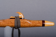 African Mahogany  Native American Flute, Minor, Mid A-4, #J43F (11)